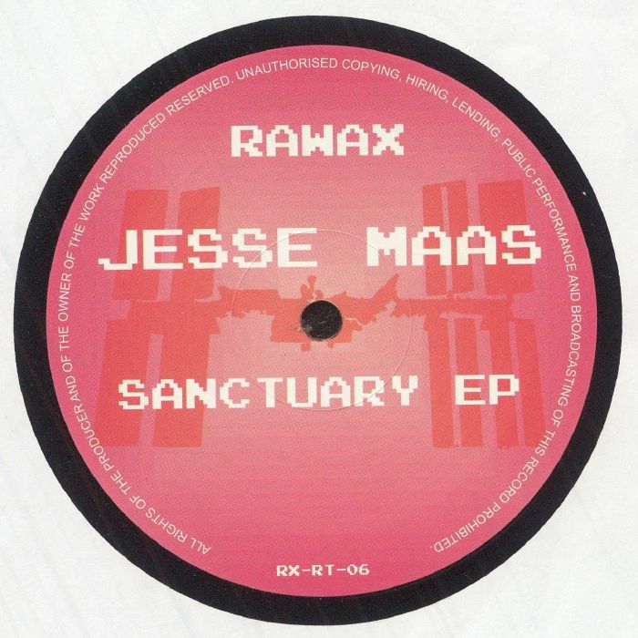 Jesse Maas – Sanctuary EP (LP, Rawax, 2026) Front Cover