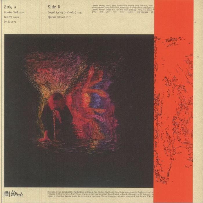 Jessika Kenney – Uranian Void (LP, Kŏu Records, 2025) Back Cover
