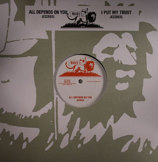 Jezzreel – All Depends On You / I Put My Trust (12", Wackie's, 2025) front cover