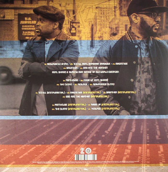 Jigmastas – Resurgence (2xLP, 180 Gram, BBE, 2016) Back Cover