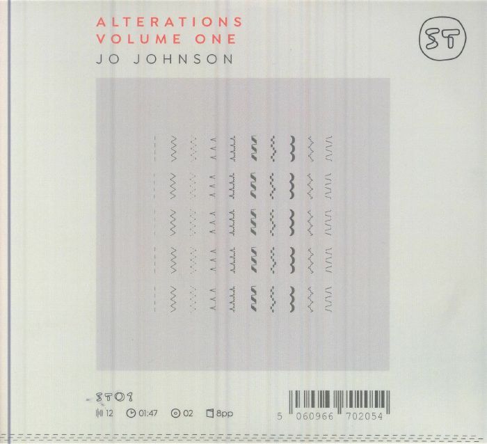 Jo Johnson – Alterations Volume One (2xCD, Silver Threads, 2025) Front Cover