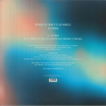Joaquin Joe Claussell – Storm (12", Mule Musiq, 2026) Back Cover