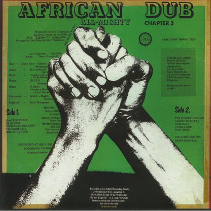 Joe Gibbs & The Professionals – African Dub All-Mighty Chapter 3 (LP, Joe Gibbs Music, 2021) Back Cover