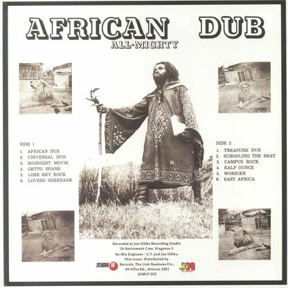 Joe Gibbs & The Professionals – African Dub All-Mighty (LP, Joe Gibbs Music, 2026) Back Cover