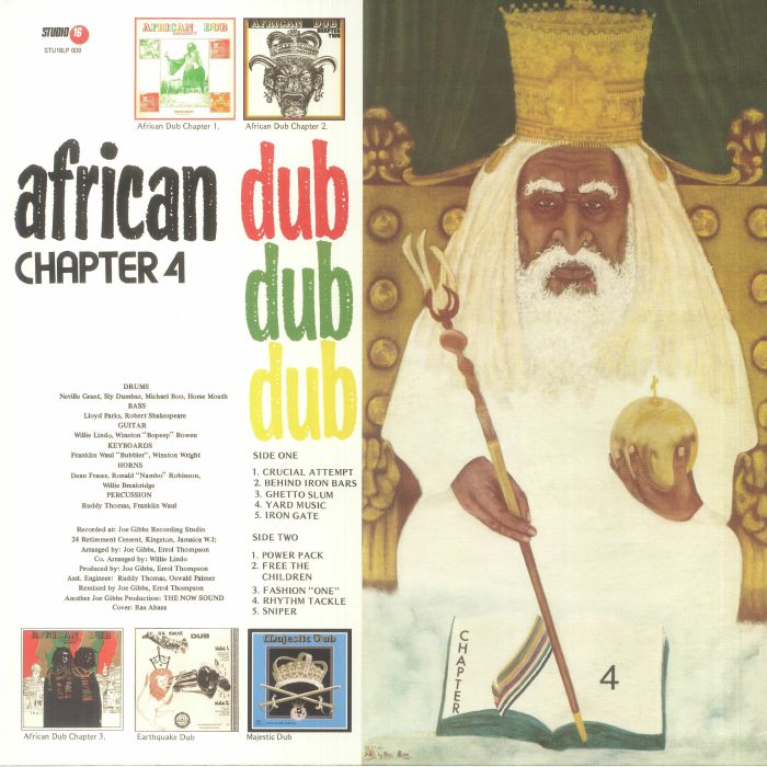 Joe Gibbs & The Professionals – African Dub - Chapter 4 (LP, Studio 16, 2020) Back Cover