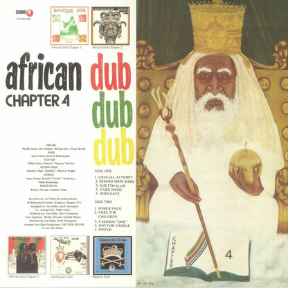 Joe Gibbs & The Professionals – African Dub - Chapter 4 (LP, Studio 16, 2020) Back Cover