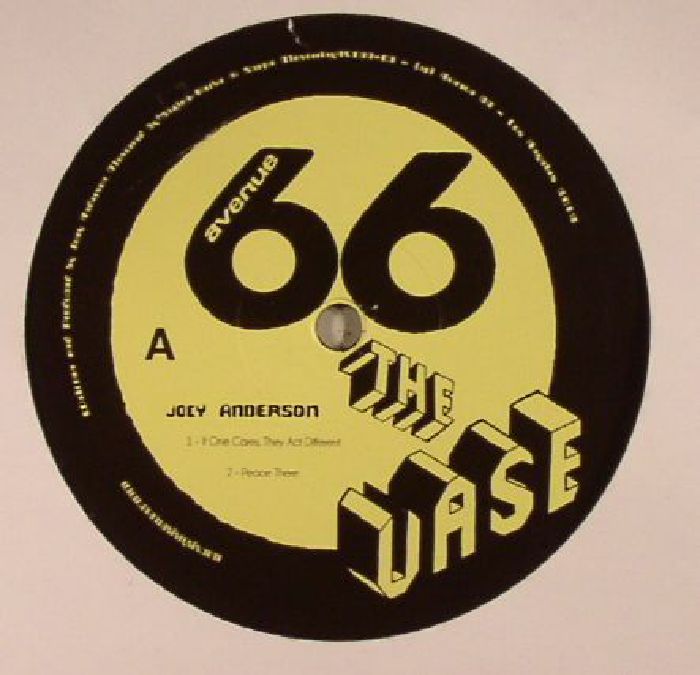 Joey Anderson – The Vase (12", Avenue 66, 2016) Front Cover