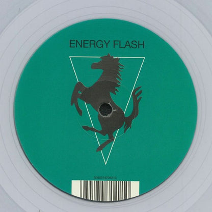Joey Beltram – Energy Flash (12", Clear, R & S Records, 2020) Back Cover