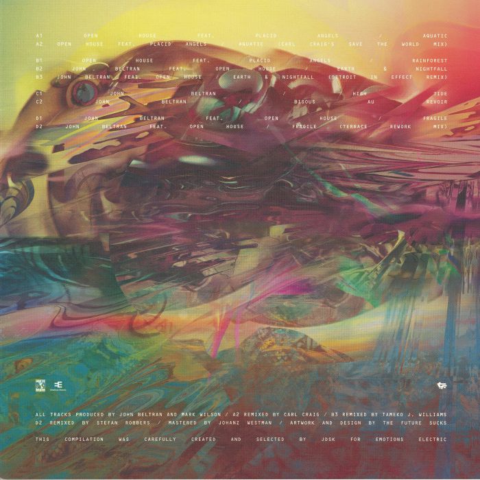 John Beltran / Open House – Now And Then (2xLP, Emotions Electric, 2026) Back Cover