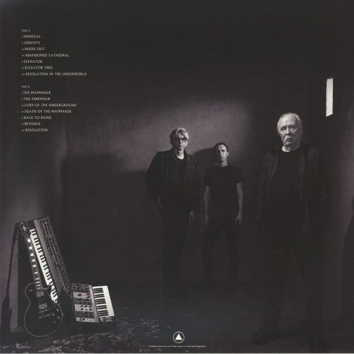 John Carpenter , Cody Carpenter , Daniel Davies – John Carpenter's Cathedral (LP, Sacred Bones Records, 2026) Back Cover