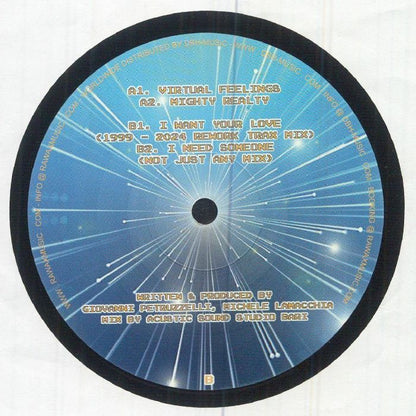 John De La Noise – Virtual Feelings EP (12", Chiwax, 2026) Back Cover