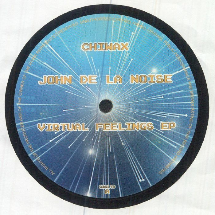 John De La Noise – Virtual Feelings EP (12", Chiwax, 2026) Front Cover