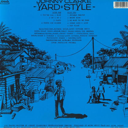 Johnny Clarke – Yard Style (LP, Ariwa, 2026) Back Cover