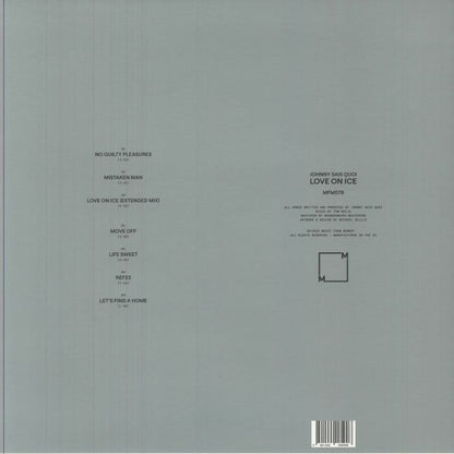 Johnny Sais Quoi – Love On Ice (LP, Music From Memory, 2025) Back Cover
