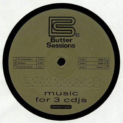 Jon Watts – Music For 3 CDJ's (12", Butter Sessions, 2020) Front Cover