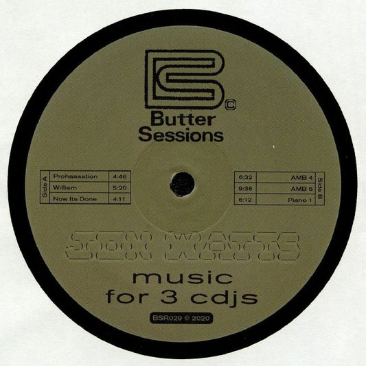 Jon Watts – Music For 3 CDJ's (12", Butter Sessions, 2020) Front Cover