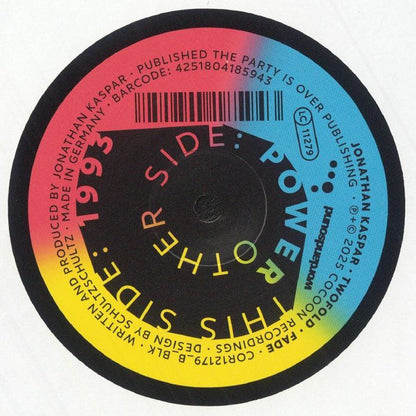 Jonathan Kaspar – Twofold Fade EP (LP, Cocoon Recordings, 2025) back cover