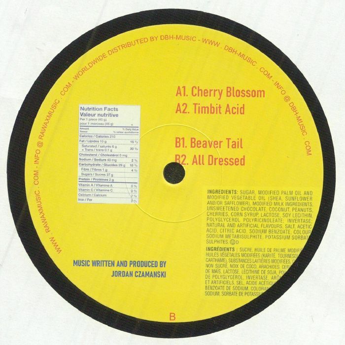 Jordan GCZ – Canadian Treats (12", Rawax, 2025) Back Cover