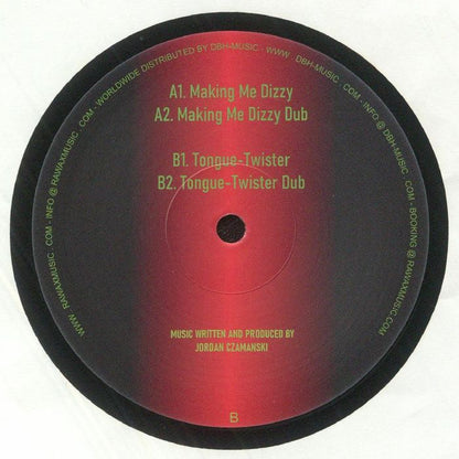 Jordan GCZ – Dizzy Dizzy Dizzy (12", 180g, Rawax, 2023) Back Cover