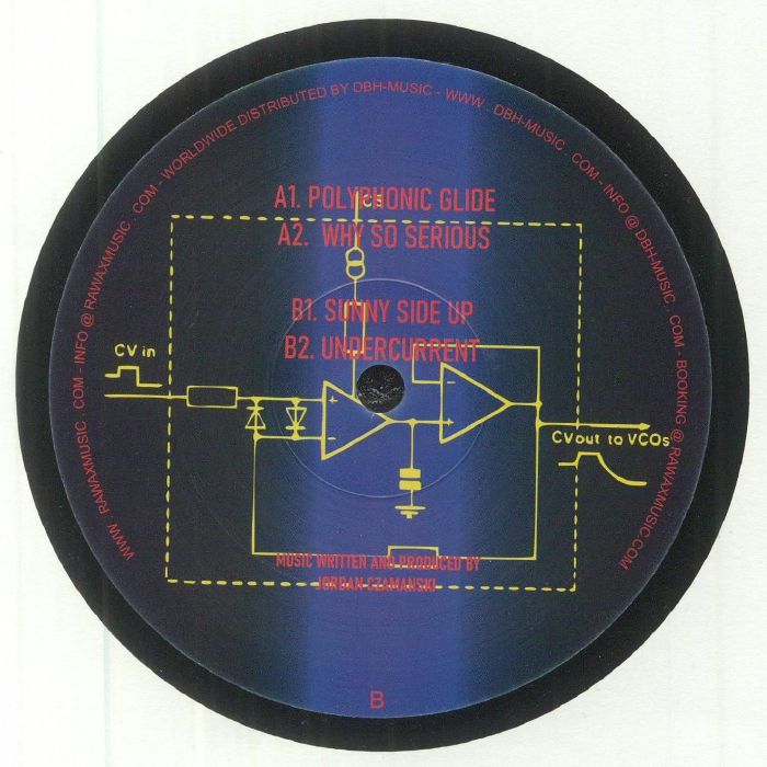 Jordan GCZ – Polyphonic Glide EP (12", Rawax, 2024) Back Cover
