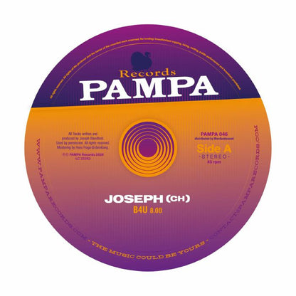 Joseph (CH) – B4U EP (12", Pampa, 2026) Front Cover