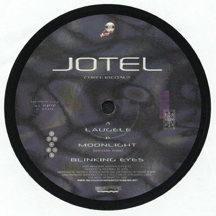 Jotel – Three Rituals (12", Magicwire, 2026) Front Cover