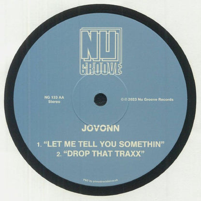 Jovonn – Blaque Katt EP (12", Nu Groove Records, 2023) Back Cover