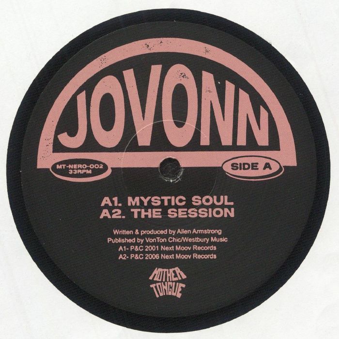 Jovonn – Mother Tongue X Neroli EP - Volume 2 (12", Mother Tongue Records, 2025) Front Cover