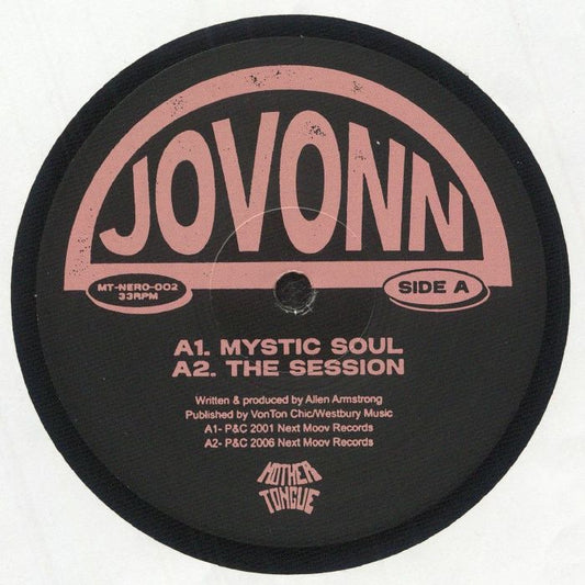 Jovonn – Mother Tongue X Neroli EP - Volume 2 (12", Mother Tongue Records, 2025) Front Cover