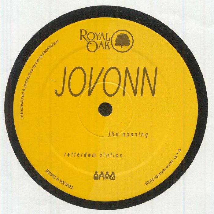 Jovonn – Traxx 4 Daze (12", Royal Oak, 2026) Back Cover