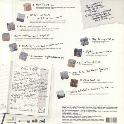 Jowee Omicil – Smiles (LP, Bash! Village Records, 2026) Back Cover