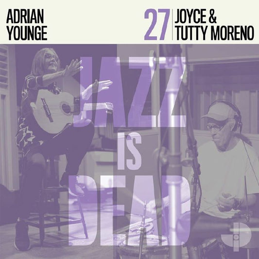 Joyce & Tutty Moreno / Adrian Younge – Joyce E Tutty Moreno JID027 (LP, translucent violet (indie exclusive, Jazz Is Dead, 2026) Front Cover