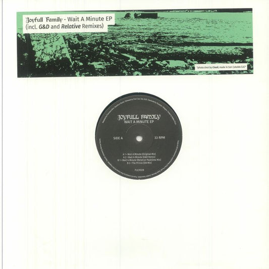 Joyfull Family – Wait A Minute EP (12", Flexi Cuts, 2025) front cover