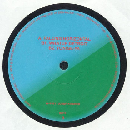 Jozef K – Falling Horizontal (12", Rawax, 2024) Back Cover