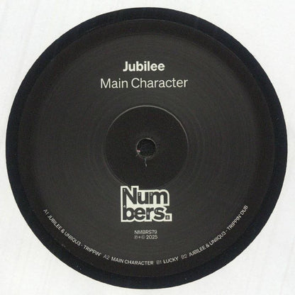 Jubilee UNiiQU3 – Main Character (12", Numbers., 2025) Back Cover