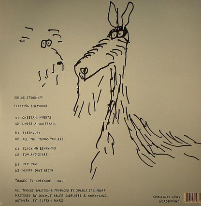 Julius Steinhoff – Flocking Behaviour (2xLP, gatefold, Smallville, 2014) Back Cover
