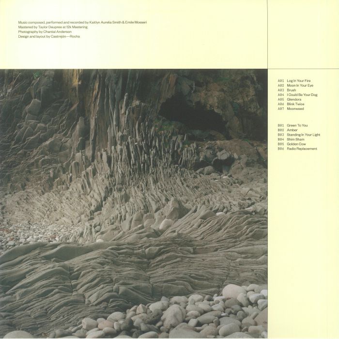 Kaitlyn Aurelia Smith & Emile Mosseri – I Could Be Your Dog / I Could Be Your Moon (LP, Blue Transparent, Ghostly International, 2022) Back Cover