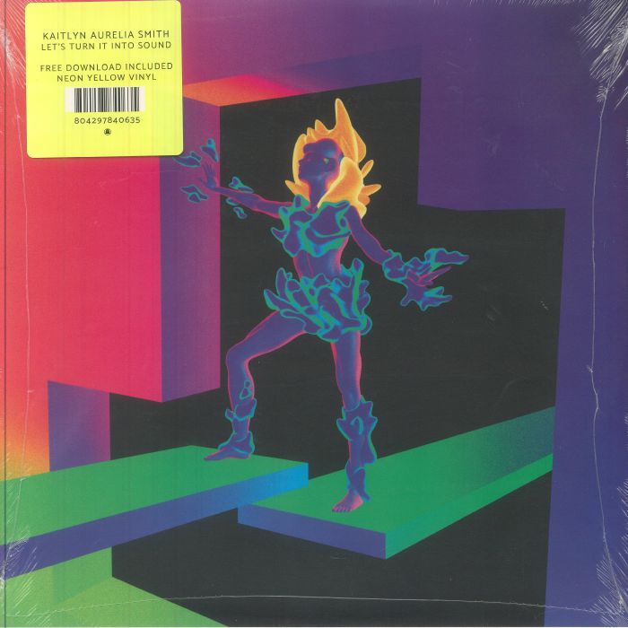 Kaitlyn Aurelia Smith – Let's Turn It Into Sound (LP, Yellow Neon, Ghostly International, 2022) Front Cover