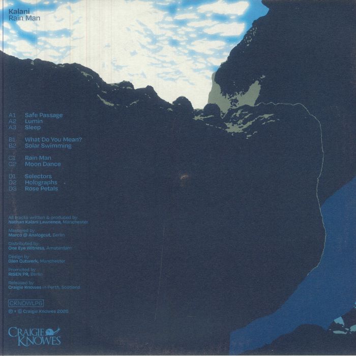 Kalani – Rain Man (2xLP, Craigie Knowes, 0) Back Cover