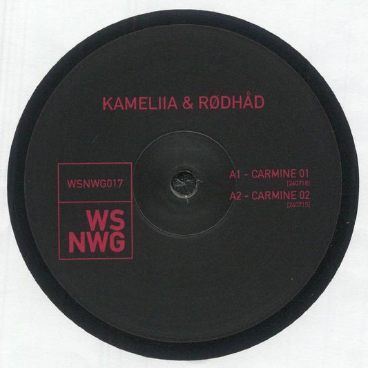 Kameliia & Rødhåd – Carmine (12", WSNWG, 2025) front cover