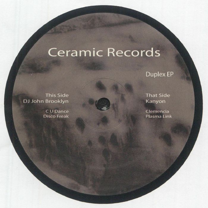 Kanyon DJ John Brooklyn – Duplex EP (12", Ceramic Records, 2026) Front Cover