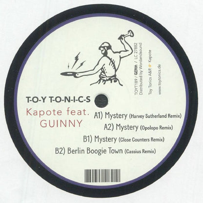 Kapote Guinny – Mystery Remixes (12", Toy Tonics, 2025) Back Cover