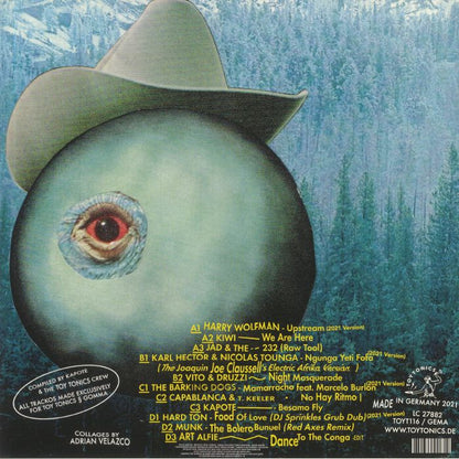 Kapote – Mushroom House Vol 2 (2x12", Toy Tonics, 2021) Back Cover