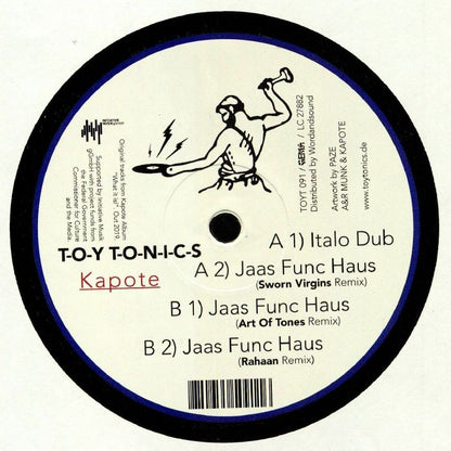 Kapote – Remix EP 2 (12", Toy Tonics, 2019) Back Cover