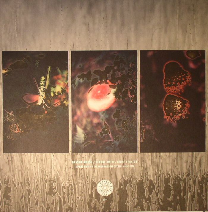 Kassem Mosse / Simone White – Three Versions (12", Honest Jon's Records, 2015) Back Cover