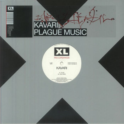 Kavari – Plague Music (12", XL Recordings, 2026) Front Cover