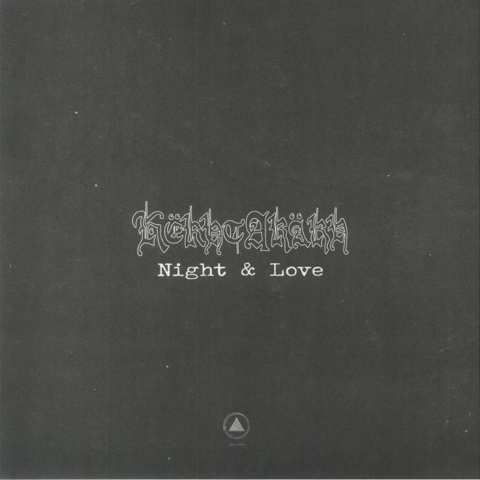 Këkht Aräkh – Night & Love (LP, Metallic Silver, Sacred Bones Records, 2022) Back Cover