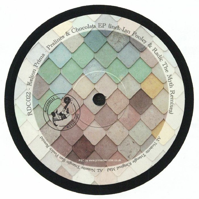 Kelton Prima – Pralines & Chocolats EP (12", Ravanelli Disco Club, 2026) Front Cover