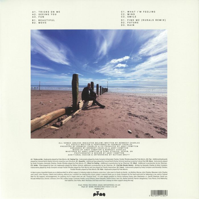 Kennedy John Charles – Soul Searching (2xLP, Peng, 2026) Back Cover