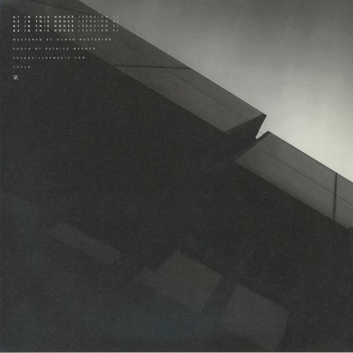 Kenneth Graham – In This House (12", Seven Villas, 2026) Back Cover